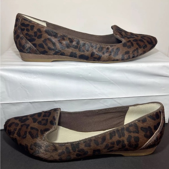 Sperry Top-Sider Womens Leopard Print Faux Fur Slip on Loafers STS90398 Sz 9 - Picture 1 of 14